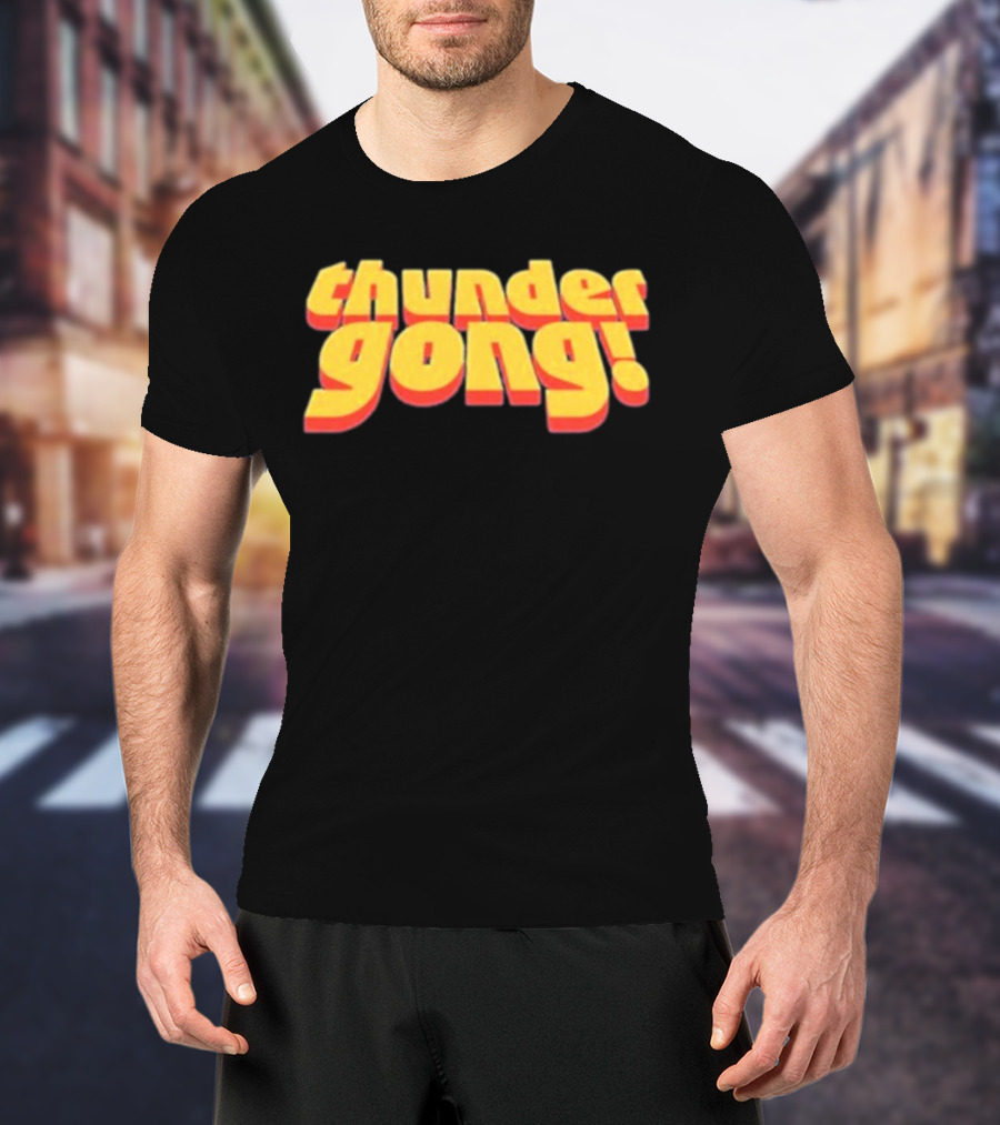 Thunder Gong 3D Retro T-Shirt