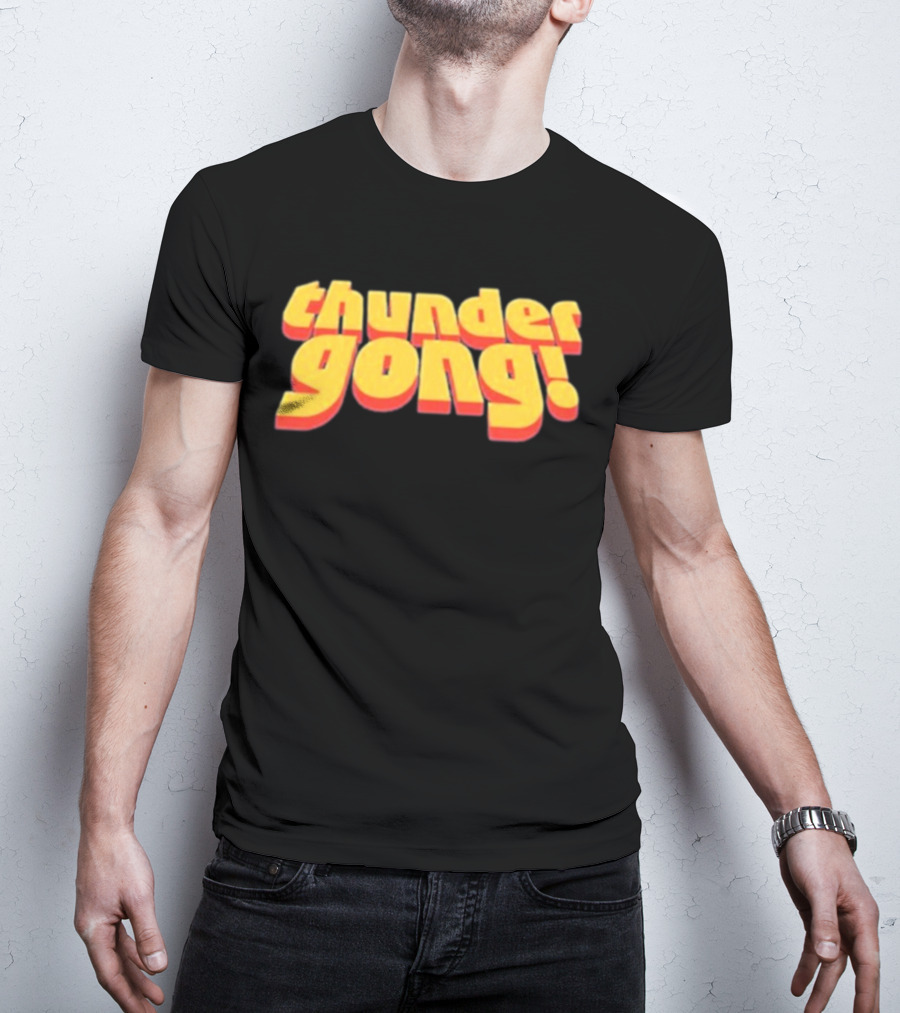 Thunder Gong 3D Retro T-Shirt