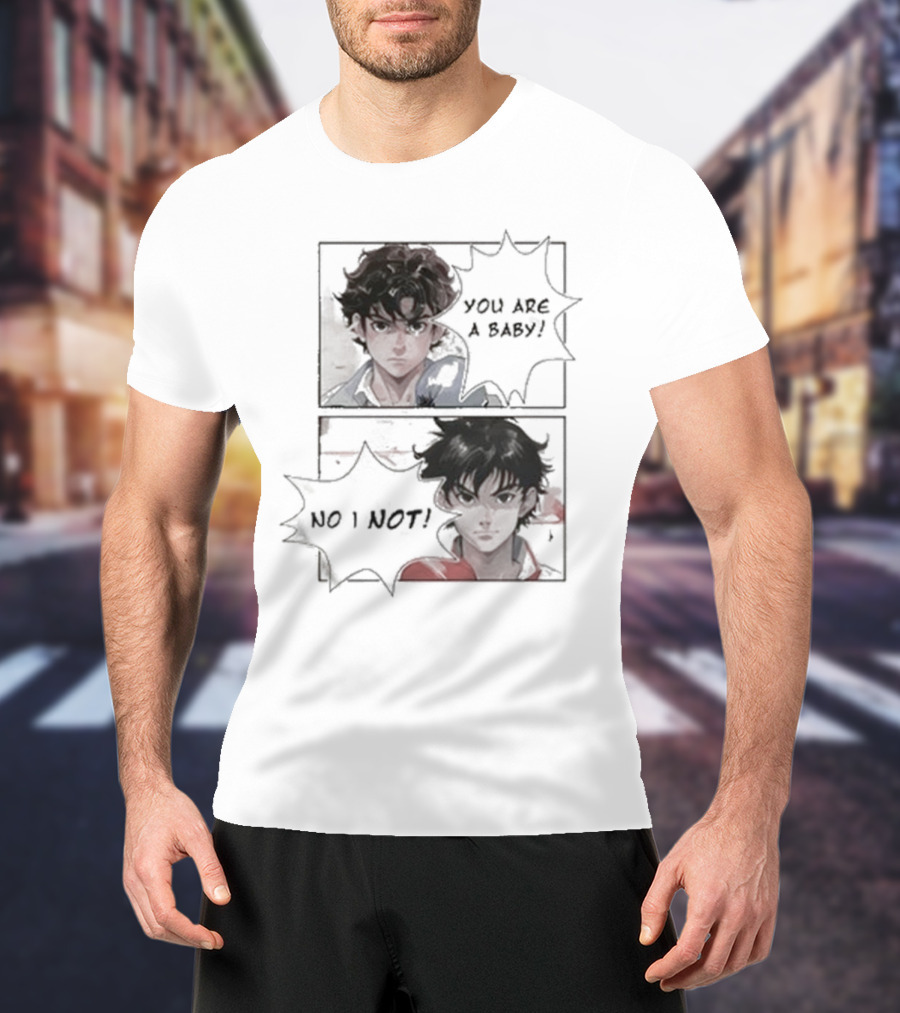 Slushynoobz You Are A Baby No I Not Anime Character Exchange T-Shirt