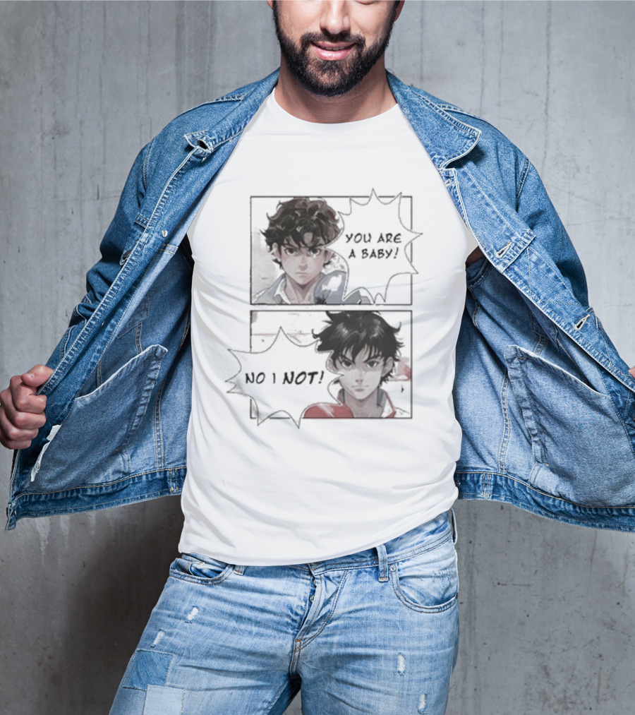 Slushynoobz You Are A Baby No I Not Anime Character Exchange T-Shirt