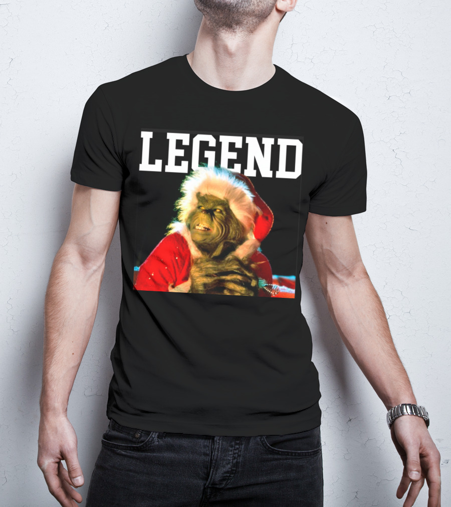 Grinch Legend Santa Christmas T-Shirt
