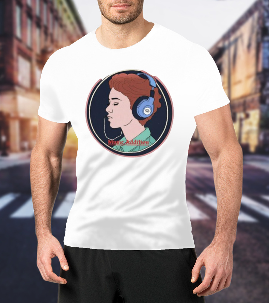 Music Addition Groove In Style Headphone Harmony For Enthusiasts T-Shirt