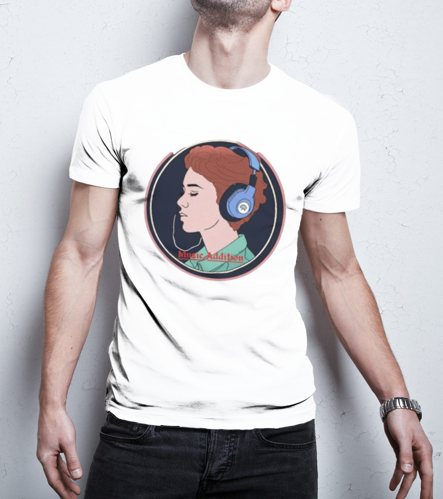 Music Addition Groove In Style Headphone Harmony For Enthusiasts T-Shirt