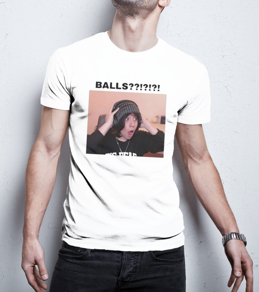 Liz Qcktycult Balls Quackity Reaction Surprise Image T-Shirt