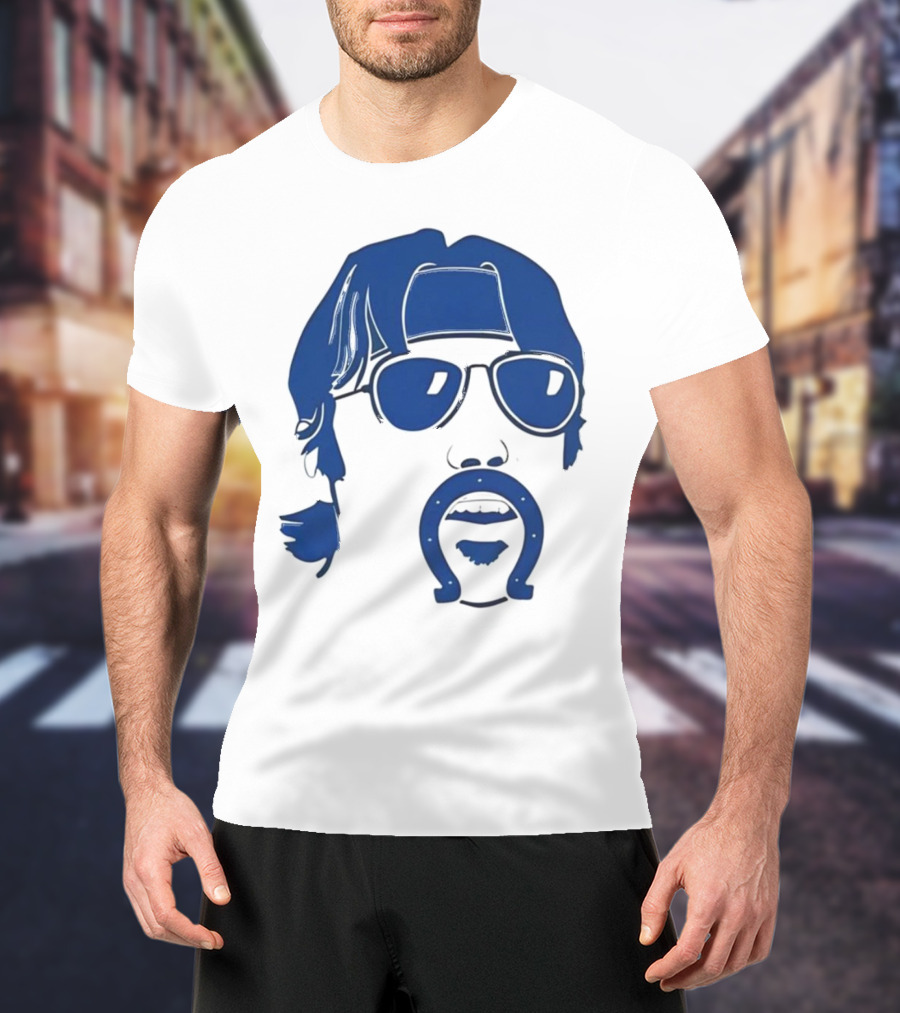 Minshew Mania Mustache Horseshoe Colts T-Shirt