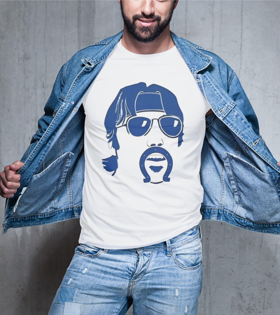 Minshew Mania Mustache Horseshoe Colts T-Shirt