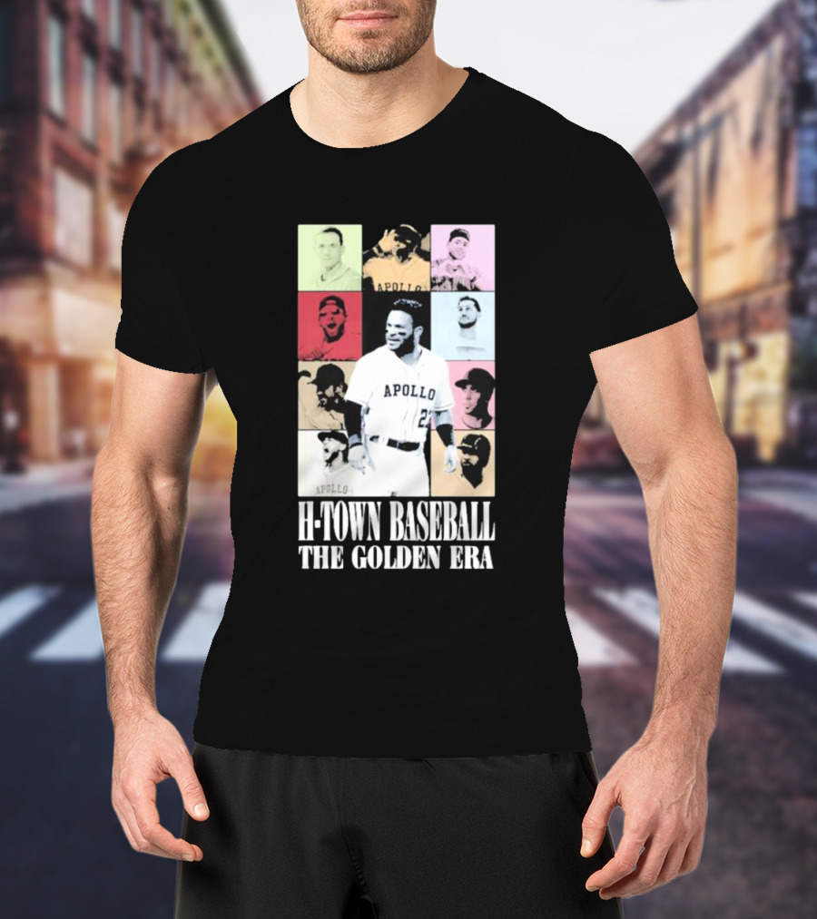 H-Town Baseball Apollo The Golden Era T-Shirt
