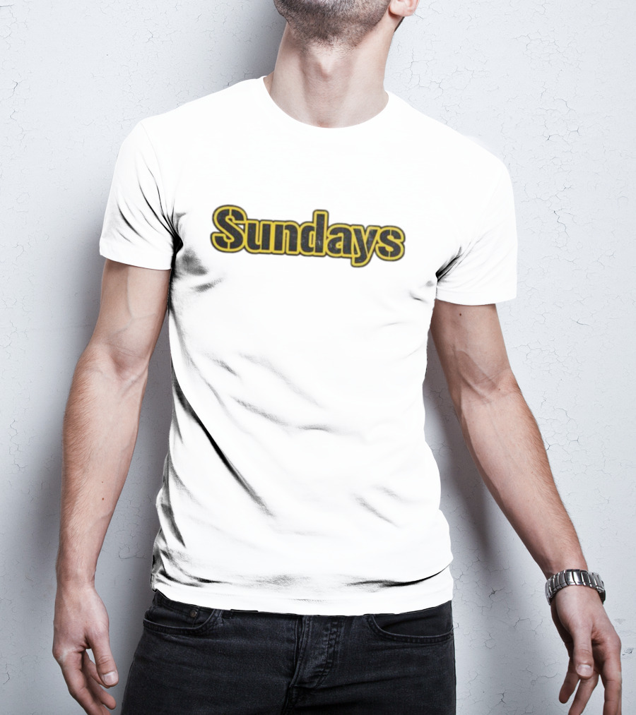 Sundays Steel Pittsburgh Football Game Day T-Shirt
