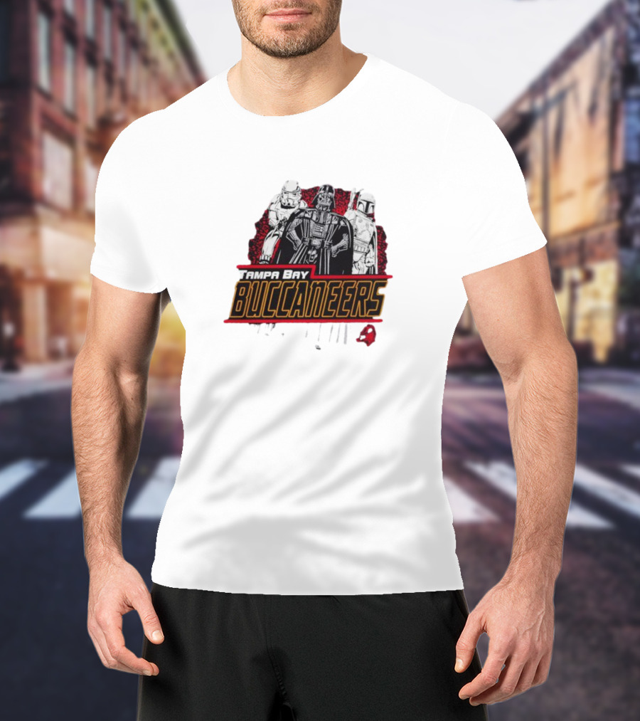 Tampa Bay Buccaneers Star Wars Crossover Junk Food T-Shirt