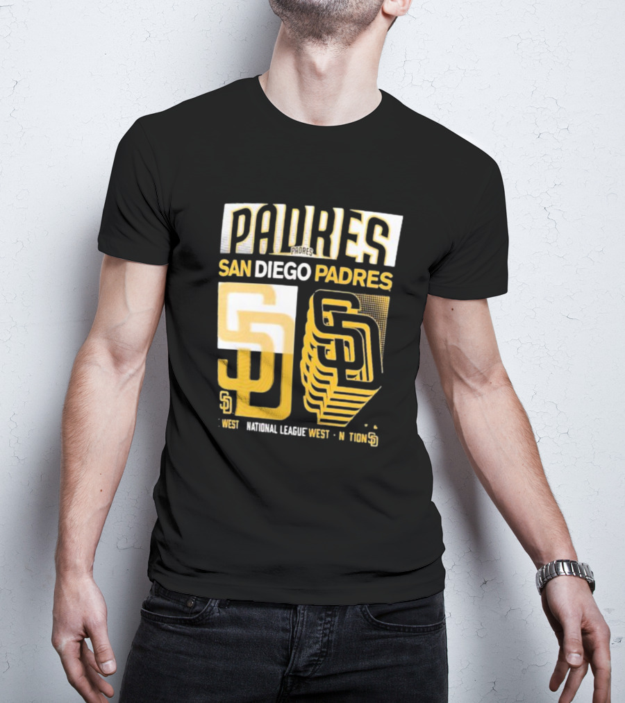 San Diego Padres West National League West Stack T-Shirt