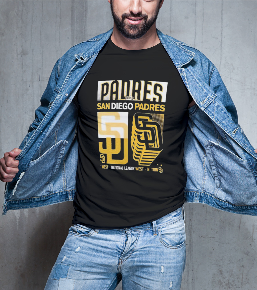 San Diego Padres West National League West Stack T-Shirt