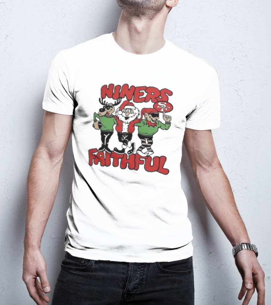 Niners Faithful San Francisco 49ers Homage Holiday Tri-blend T-Shirt