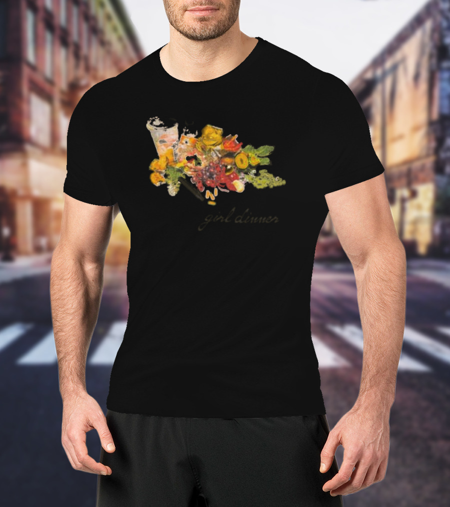 Girl Dinner Fruit Platter With Drink T-Shirt