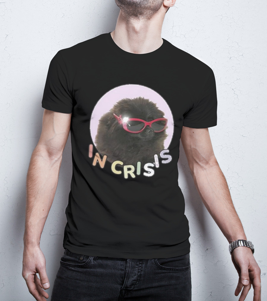 Got Funny In Crisis Dog Wearing Red Sunglasses Iconic T-Shirt