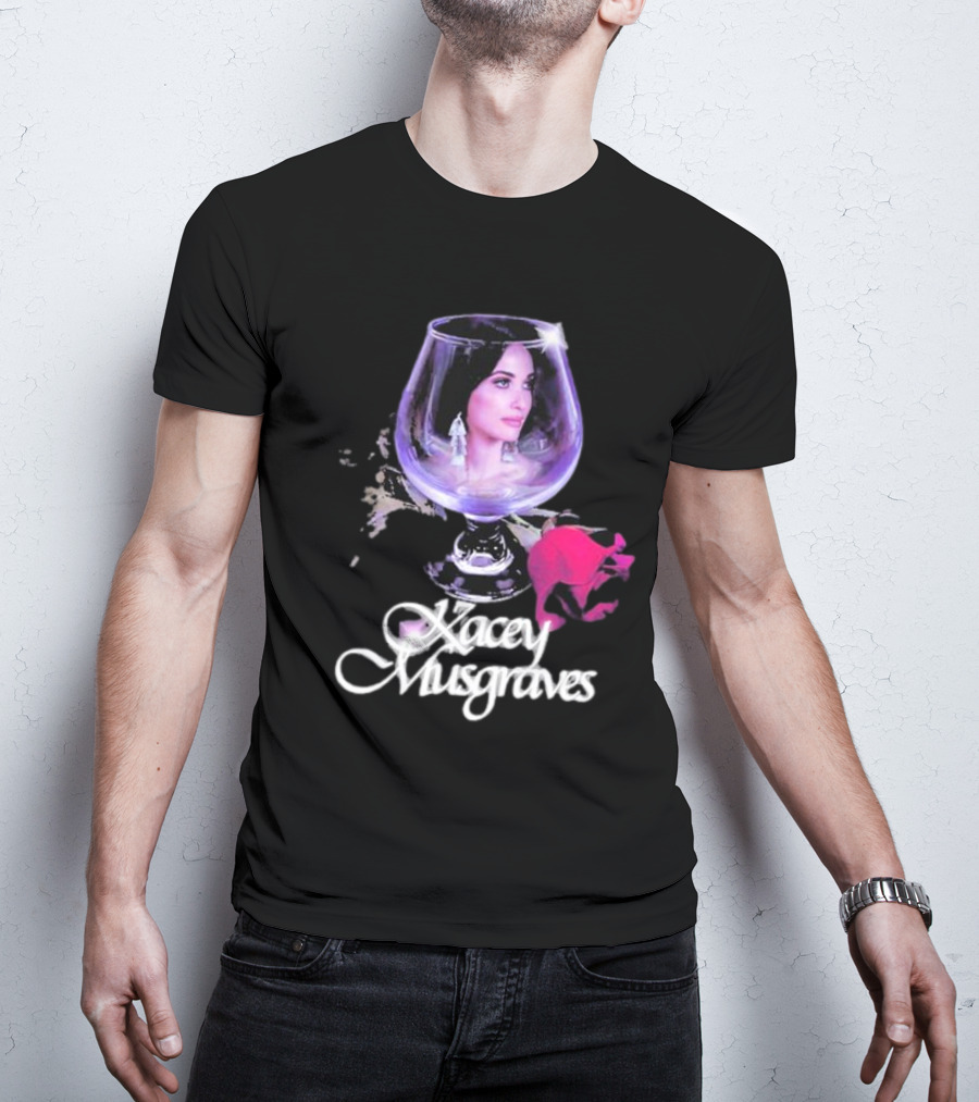 Kacey Musgraves Rose In Glass T-Shirt