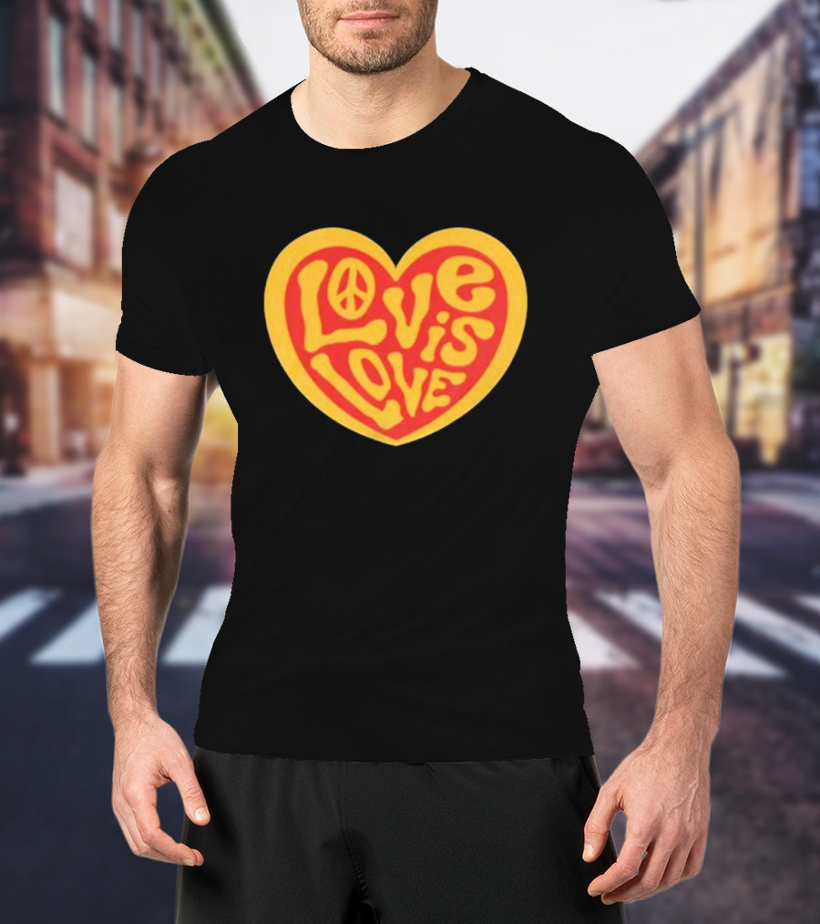 Love Is Love Peace Sign Heart T-Shirt