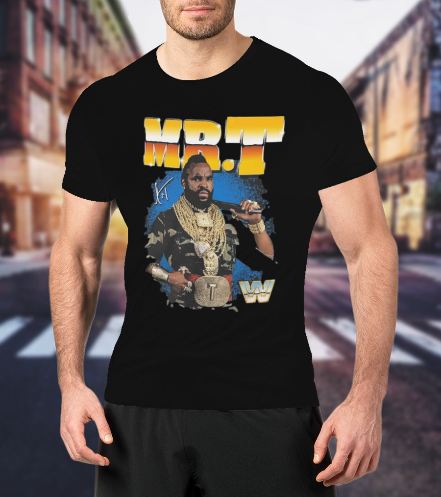 MR. T Signature Camouflage Chains Iconic T-Shirt