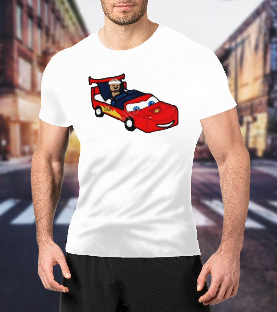 Nbapaint Kyle Snooze-ma With Racing Car T-Shirt