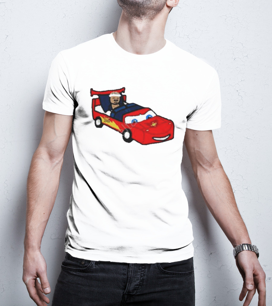 Nbapaint Kyle Snooze-ma With Racing Car T-Shirt