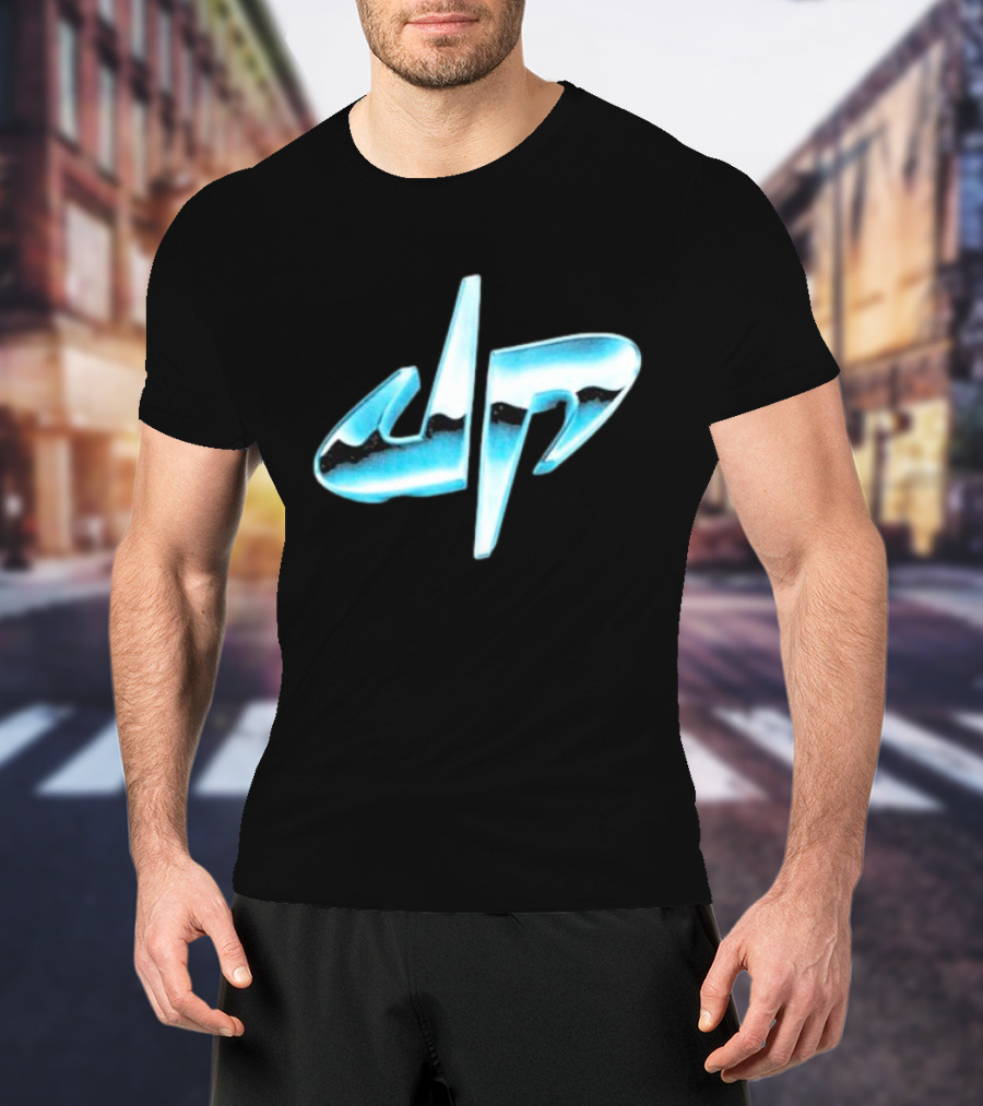 Dude Perfect DP Chrome Blue T-Shirt