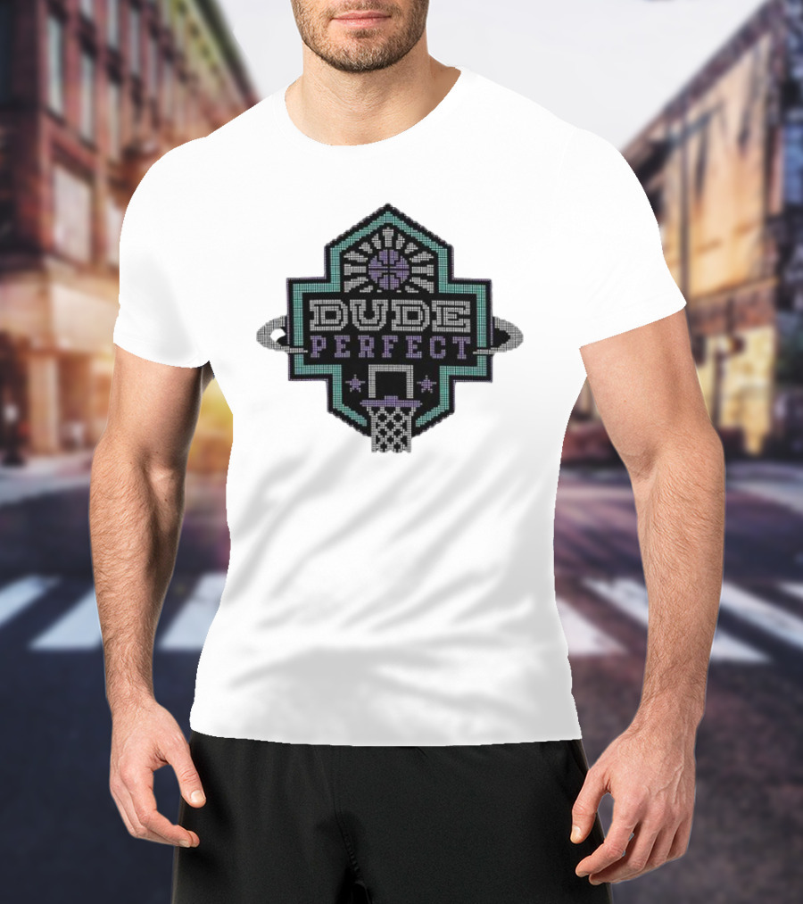 Dude Perfect Basketball Scoreboard T-Shirt