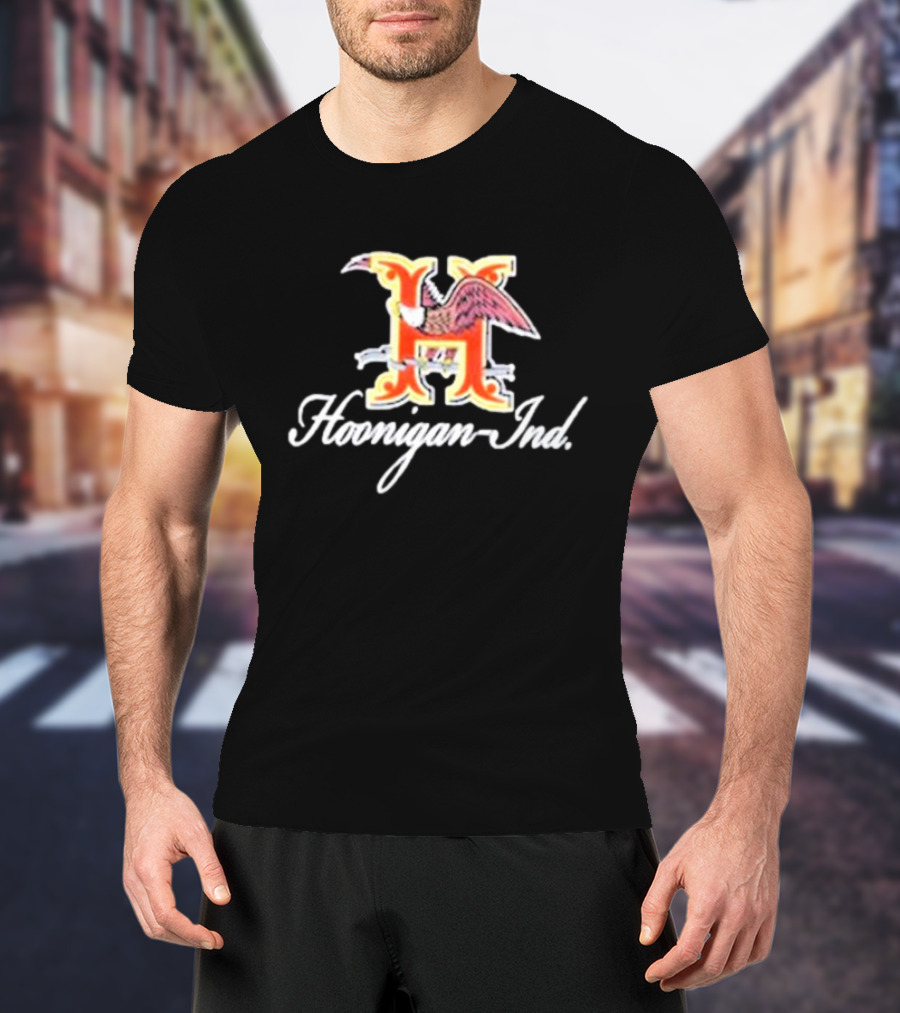 Hoonigan Ind. Eagle Logo Hops Hoonigan Industries T-Shirt