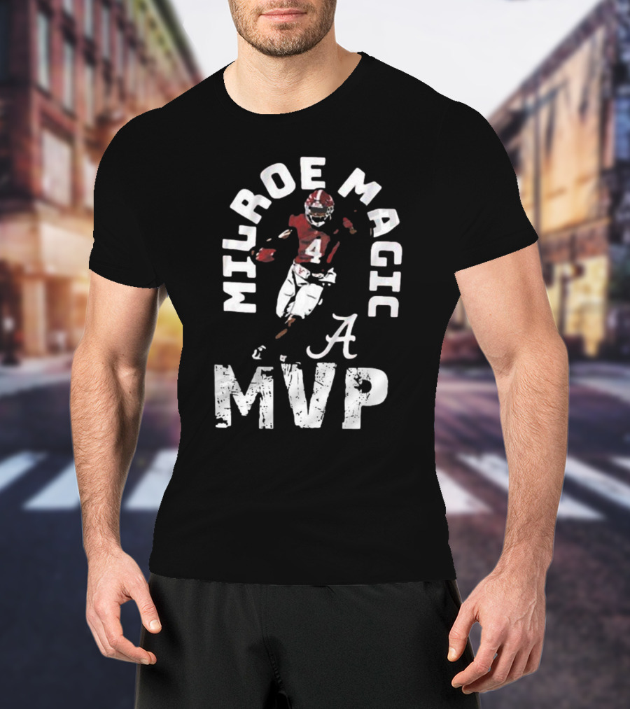 Milroe Magic MVP Alabama Football 4 T-Shirt
