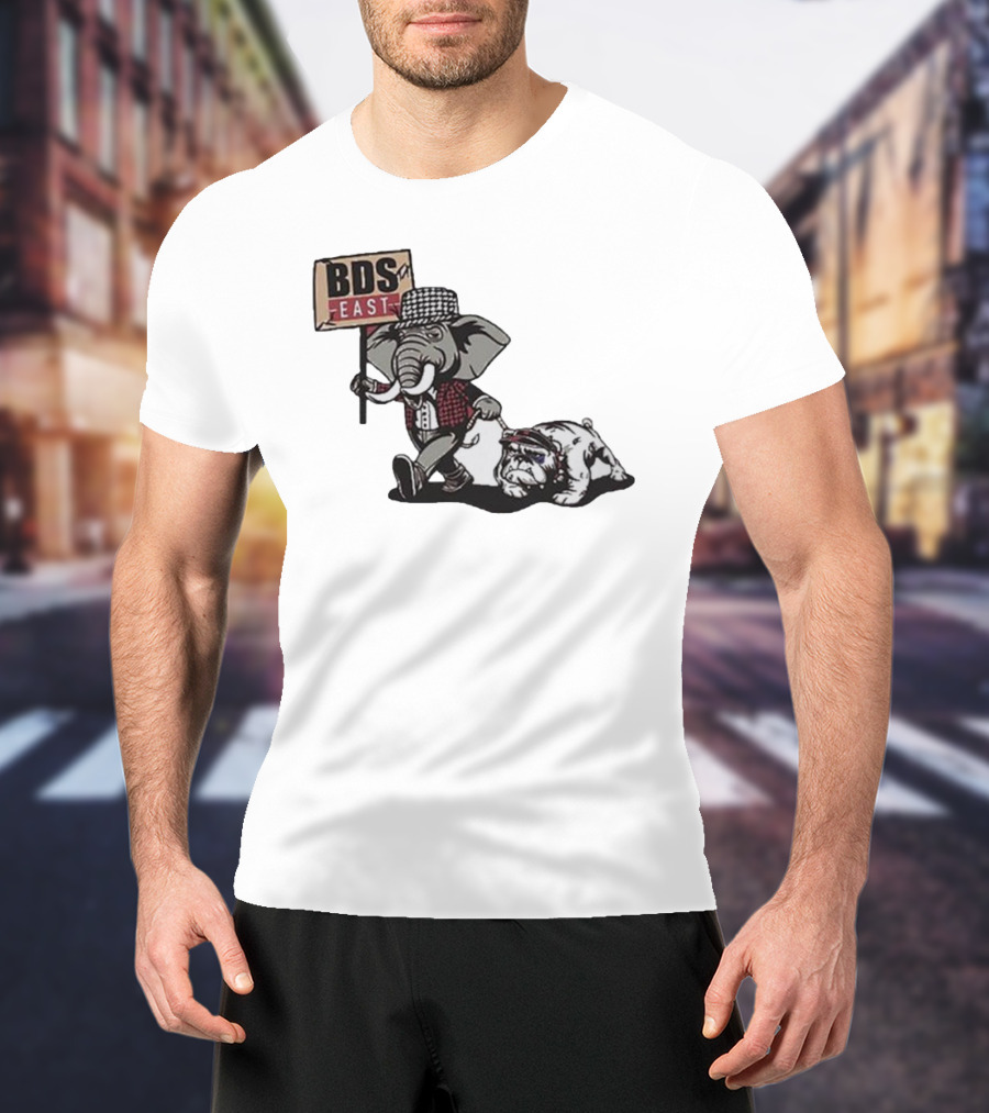 Alabama Crimson Tide Elephant With Bulldog BDS East T-Shirt