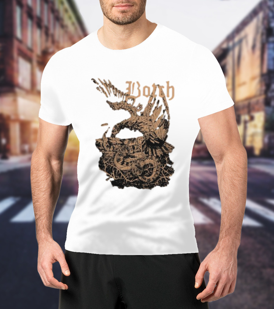 Botch Eagle And Snake Medieval Gothic T-Shirt