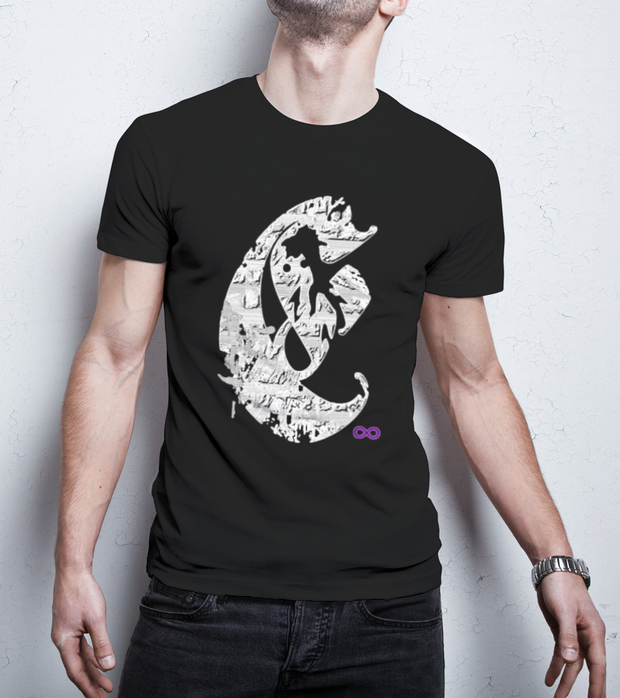 Club E By Club Eternal Infinite Symbol Grunge T-Shirt
