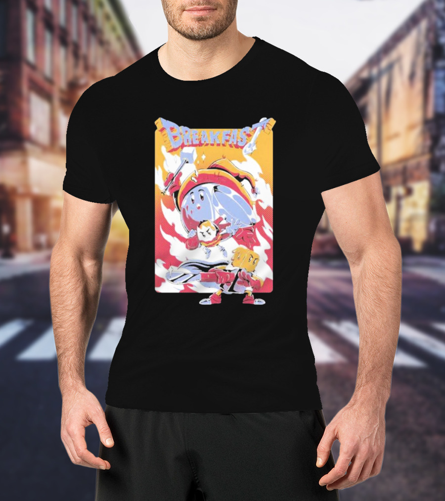 Breakfast Quest Heroes Toast Battlers T-Shirt
