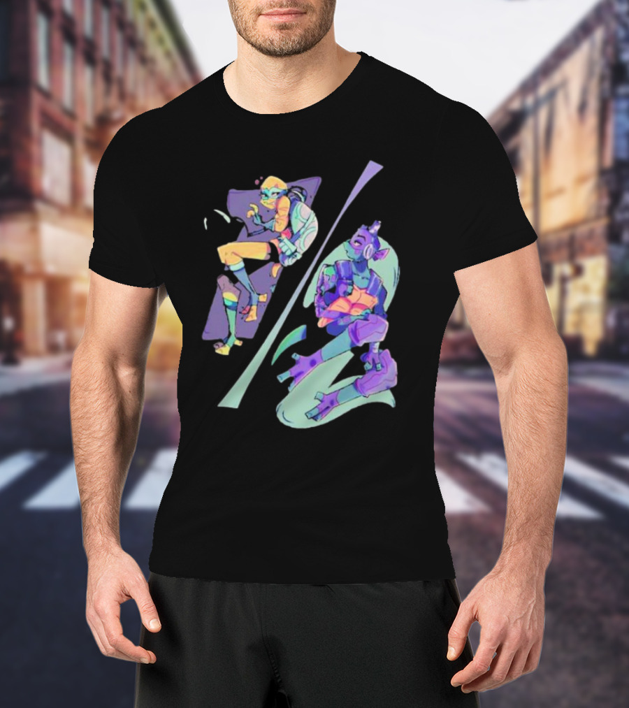 TMNT Last Ronin Leo And Don Alternate Universe Duo T-Shirt