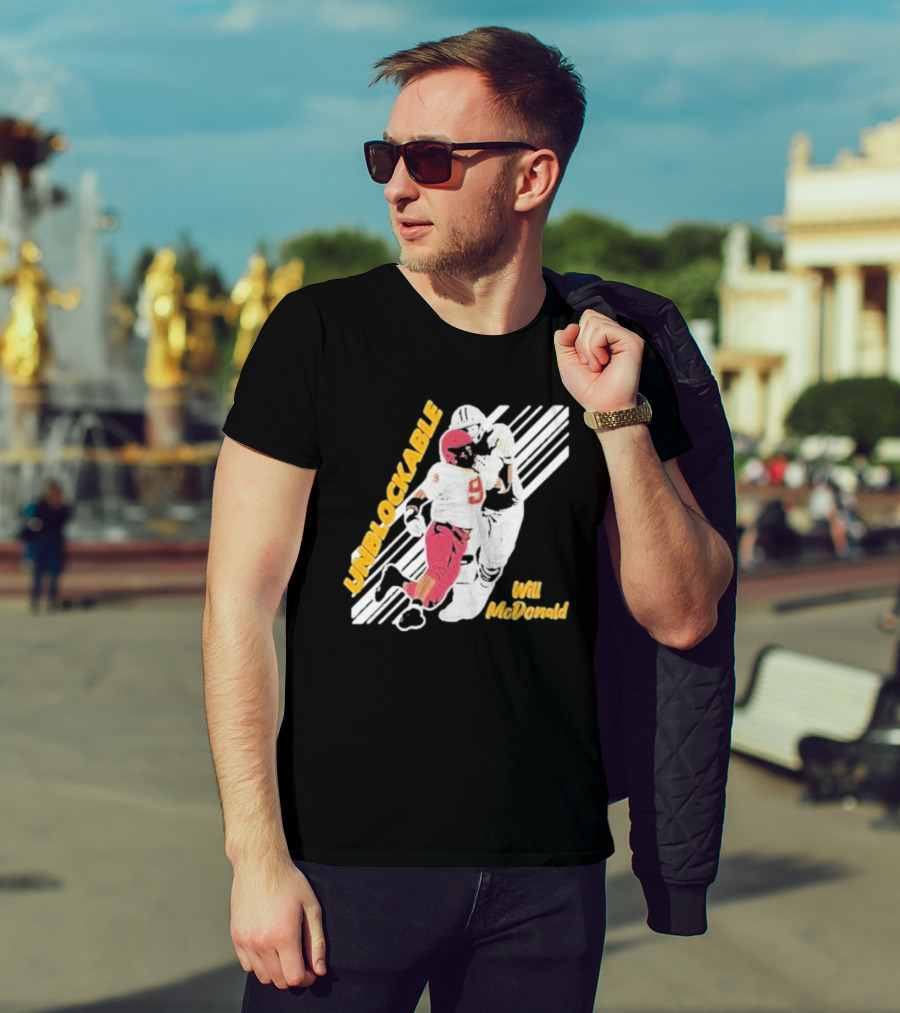 Will McDonald Unblockable Football Player 9 T-Shirt