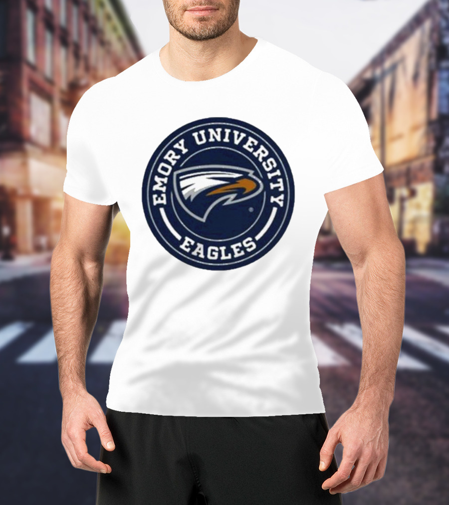 Emory University Eagles Circle Emblem T-Shirt