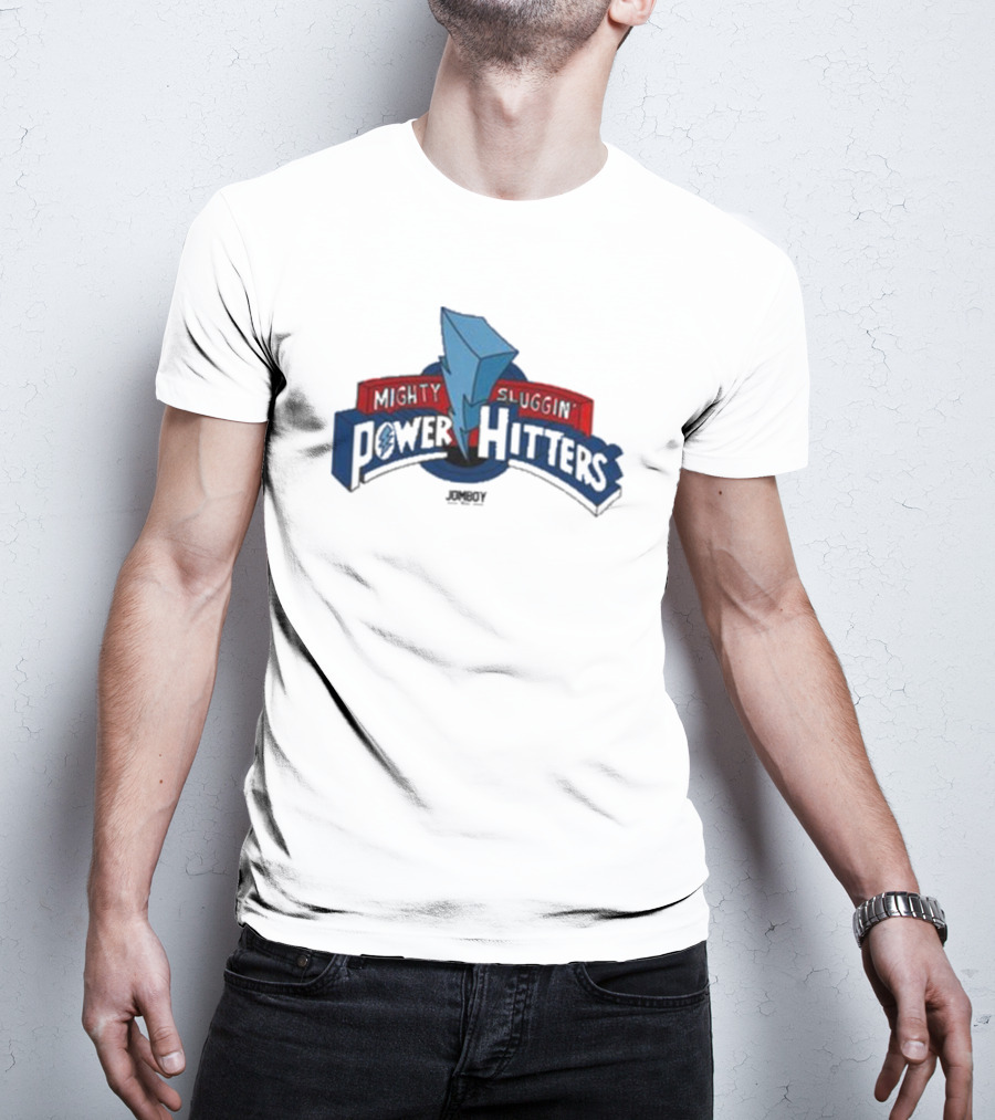 Mighty Sluggin Power Hitters Jomboy Vintage Baseball T-Shirt