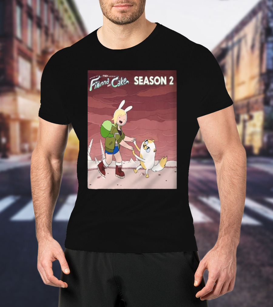 Max Original Adventure Time Fionna And Cake Season 2 T-Shirt