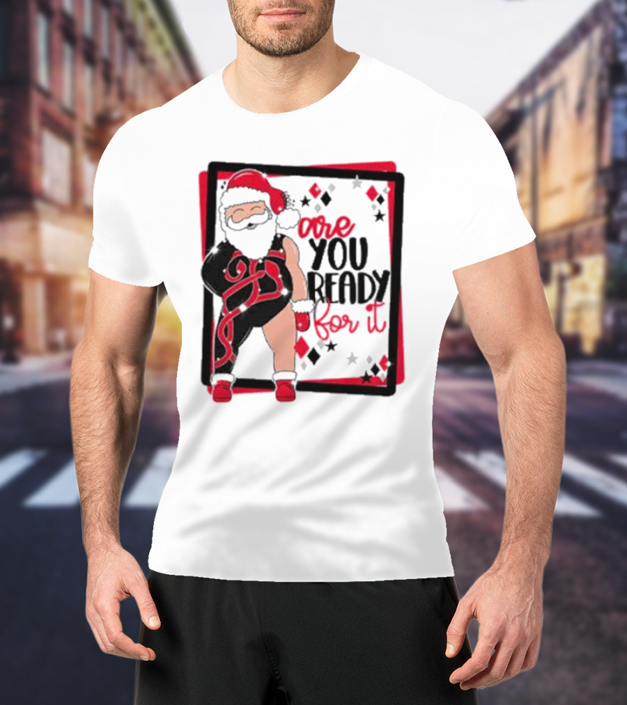 Reputation Taylor's Version Santa Are You Ready For It Santa Wrestler Patchwork Emo Goth T-Shirt
