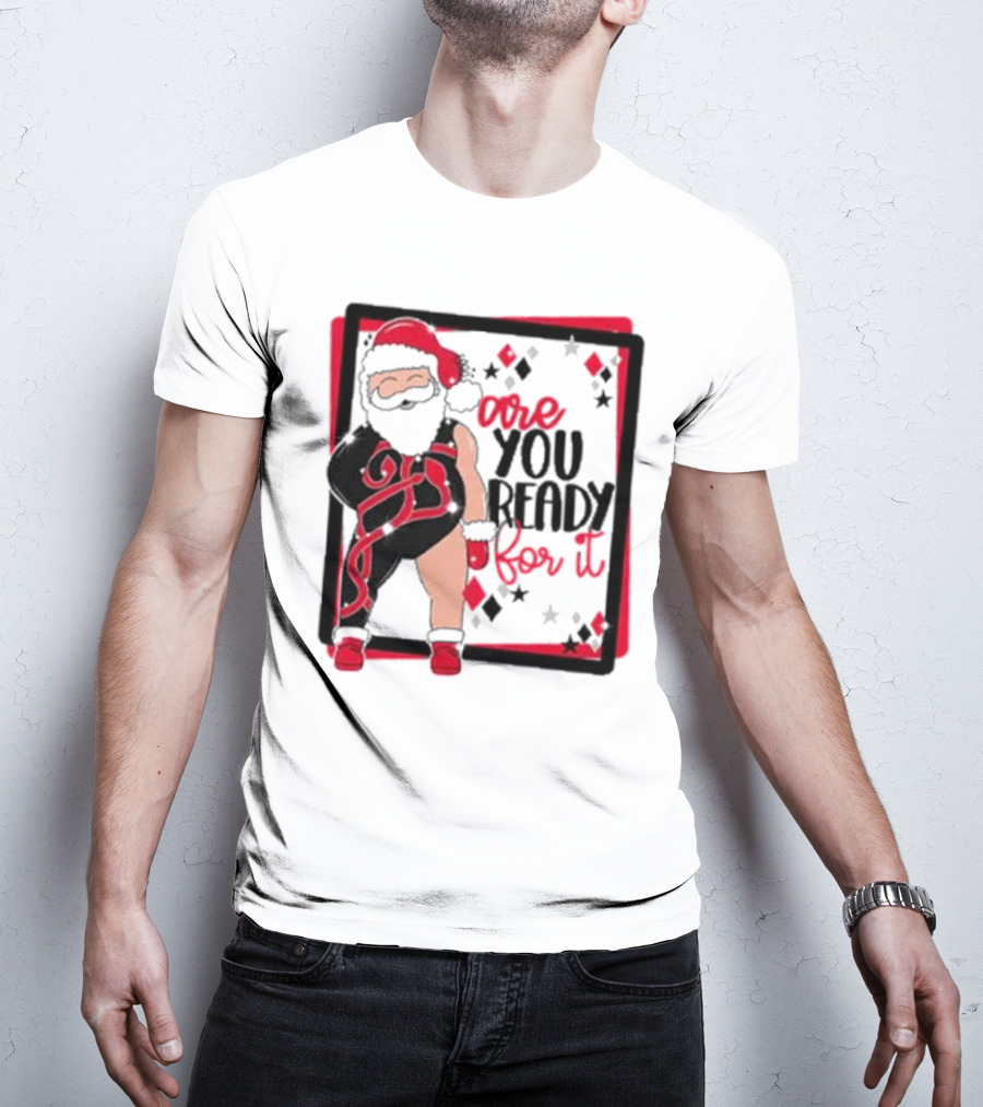Reputation Taylor's Version Santa Are You Ready For It Santa Wrestler Patchwork Emo Goth T-Shirt
