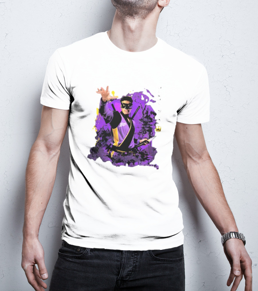 Rui Hachimura Japan Ninja Basketball Player 28 Manga Style Action Pose T-Shirt