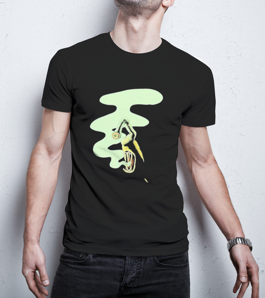 Whale Healer Surreal Creature With Abstract Eye And Vapor Trail T-Shirt