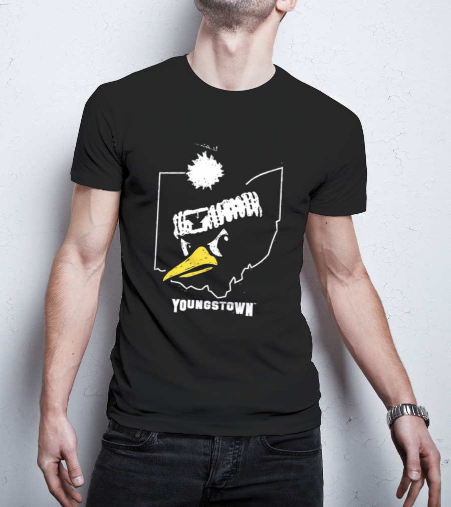 Youngstown Penguins Ohio State Outline Winter Hat T-Shirt