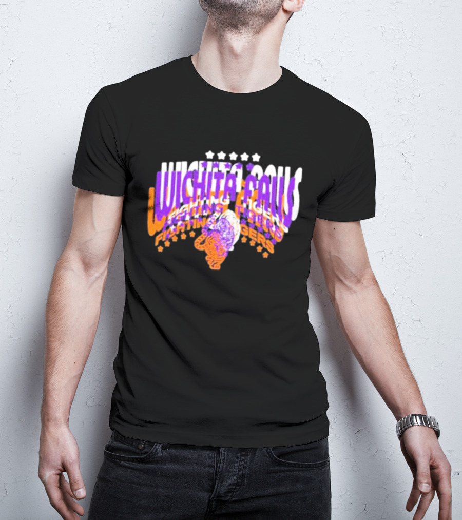 Rose Tylers Wichita Falls Fighting Tigers Stars T-Shirt