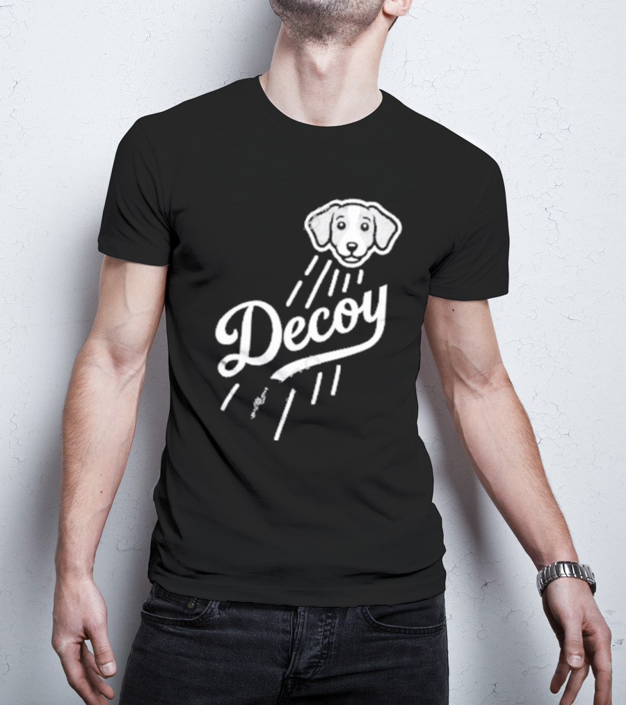 Decoy Rotowear Dog Head With Rays T-Shirt