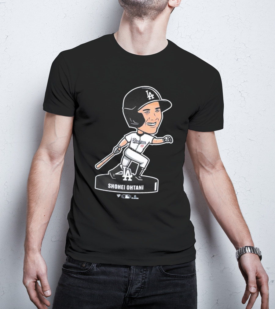 Shohei Ohtani Los Angeles Dodgers LA Bobblehead Dodgers 17 T-Shirt