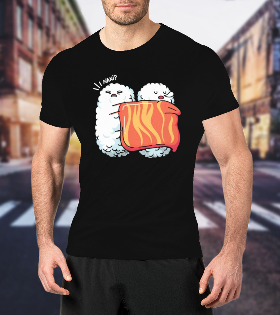 Nani Sleeping Sushi Rice Ball Blanket Surprise T-Shirt