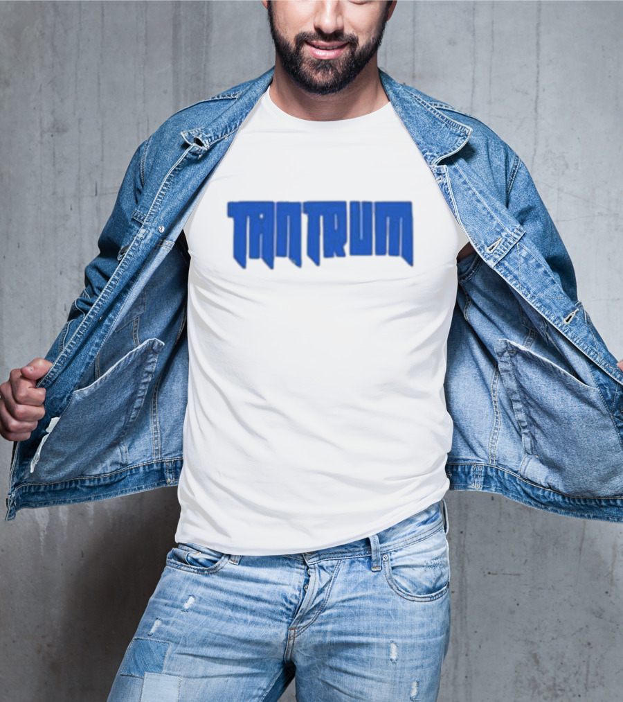 Waterparks Tantrum Blue Lettering T-Shirt
