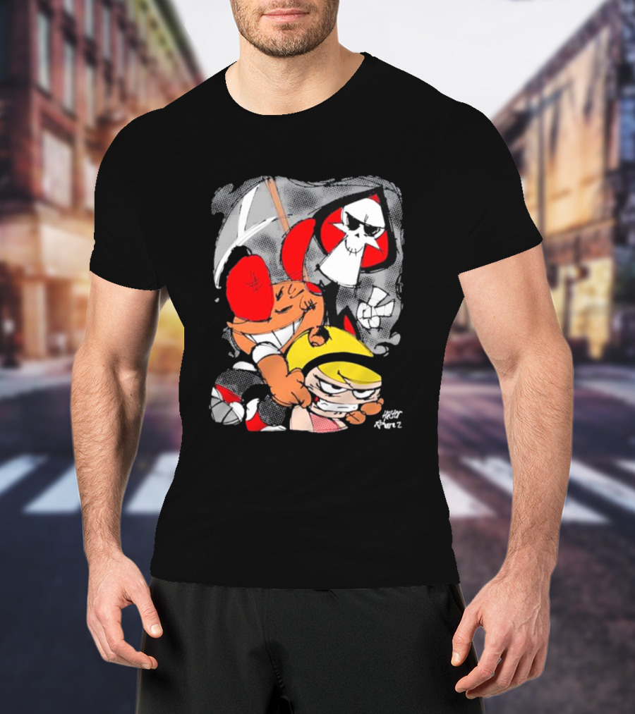 Grim Adventures Billy Mandy Cartoon Network Fan Art Freddy Ramirez T-Shirt