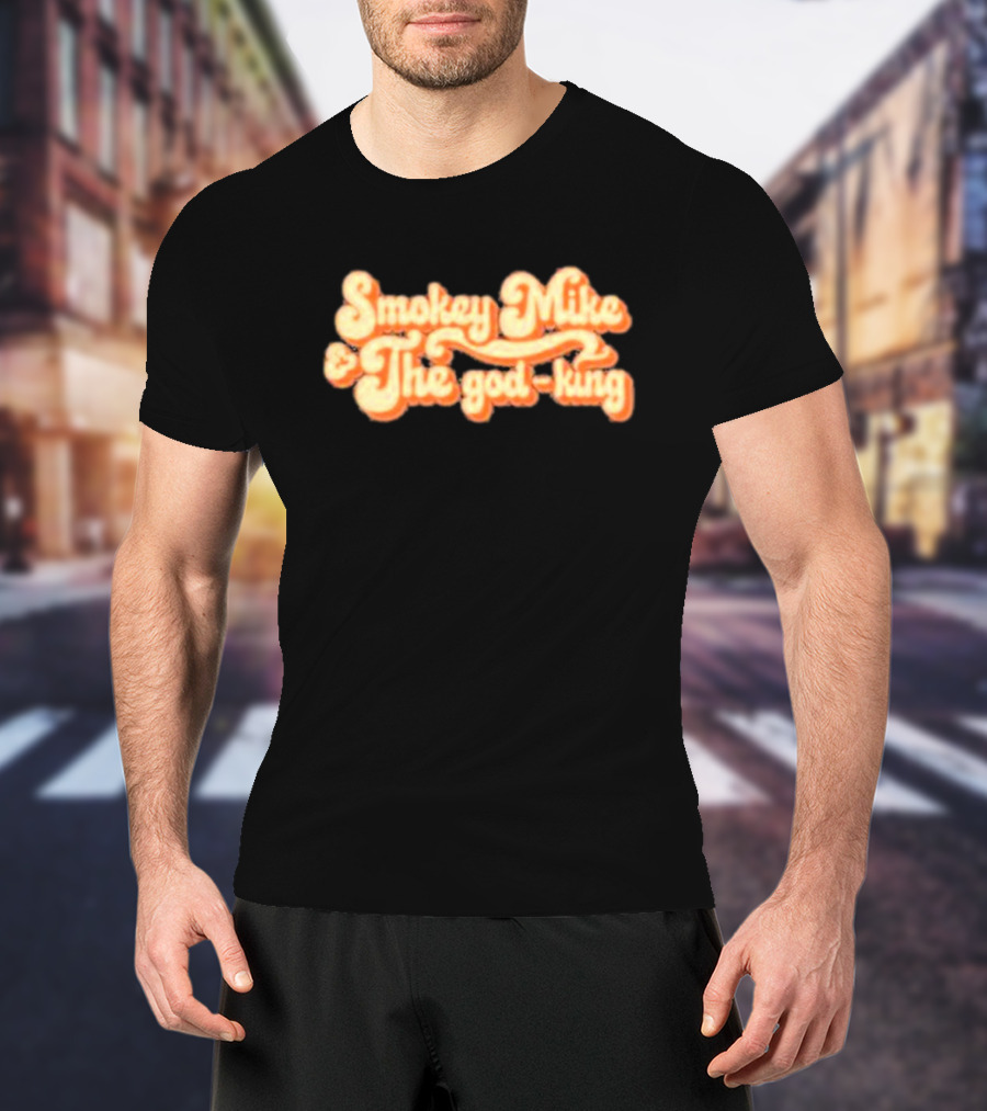 Dailywire Smokey Mike And The God-king Retro Script T-Shirt