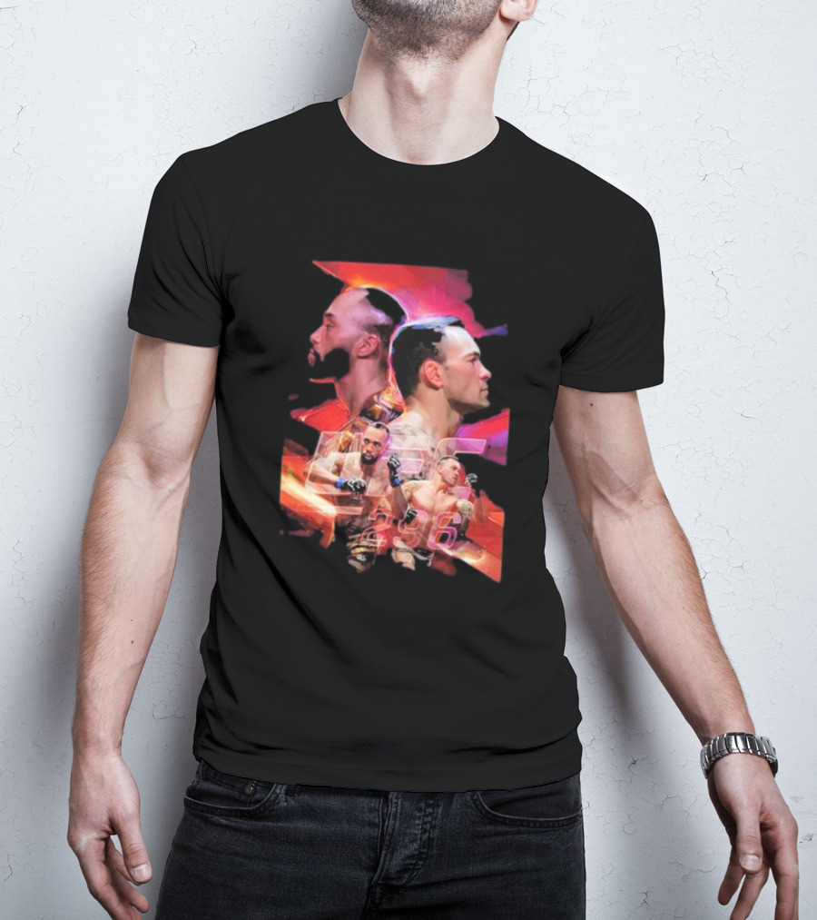 Men’s UFC 296 Fighter Portrait Series Dynamic Action T-Shirt