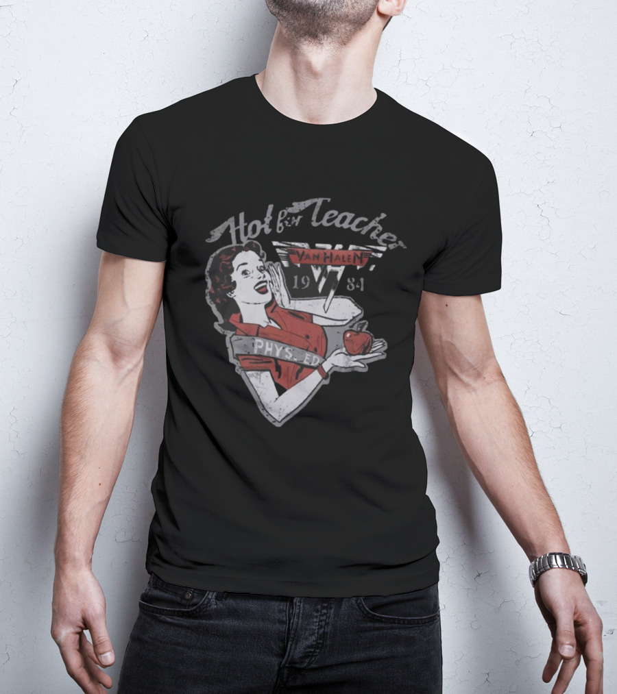 Hot For Teacher Van Halen 1984 Phys Ed T-Shirt